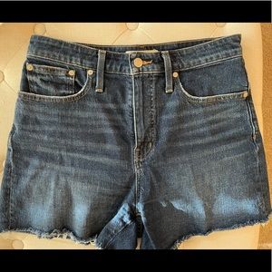Madewell Curvy High-Rise Denim Shorts